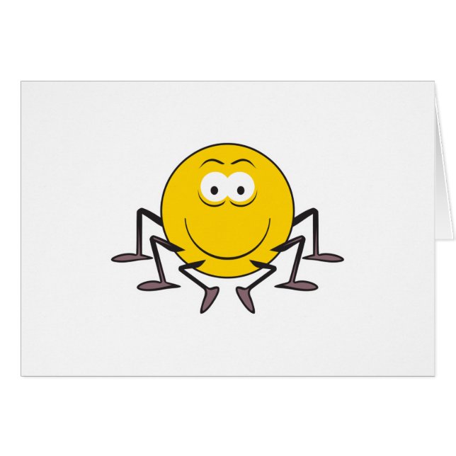 Cartão Rosto de Aranha (Frente Horizontal)