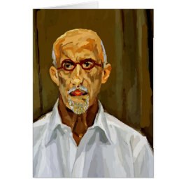 Cartão Rosto de Artista