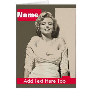 Cartão Rosto do Movie Star