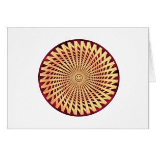 Cartão Rosto Sorridente Hipnótico