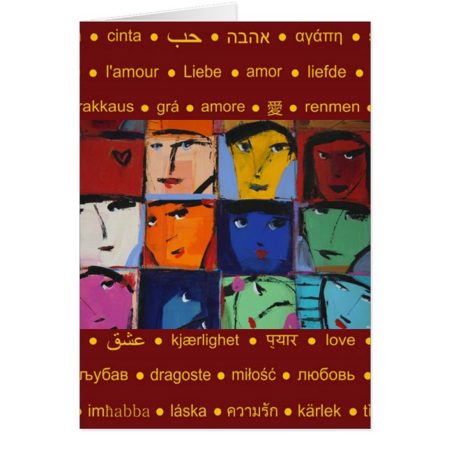 Cartão Rostos (Frente)