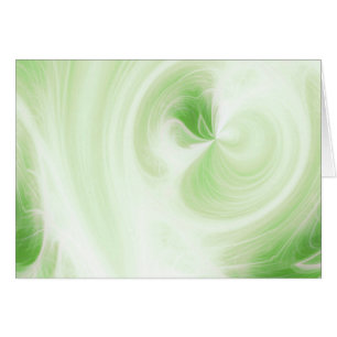 Cartão Rotações claras brancas - Verde limão