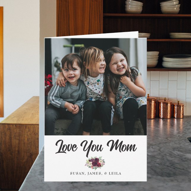 Cartão Roteiro de Amor Você Mãe com Foto (Criador carregado)