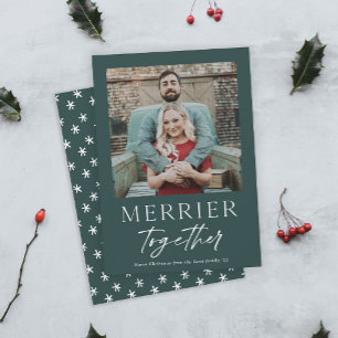 Cartão Roteiro Mais Alegre Juntos Foto Feliz Natal