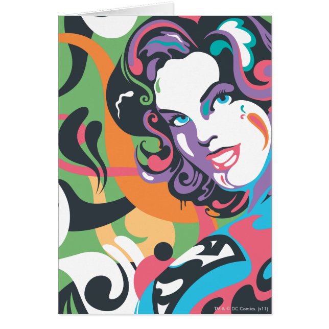 Cartão Roteiros de Abertura de Cor da Supergirl 4 (Frente)