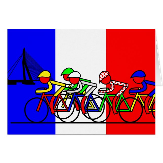 Cartão Roterdão - Volta à França (Frente Horizontal)