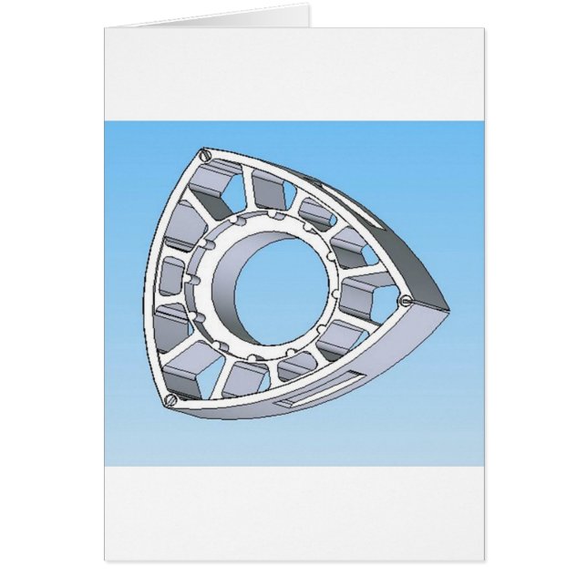 Cartão Rotor de Wankel (Frente)