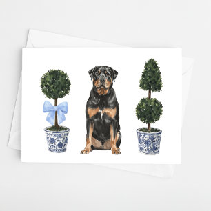 Cartão Rottweiler Cachorro Cachorro Cachorro Cacho