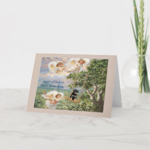 Cartão Rottweiler Sympathy Card