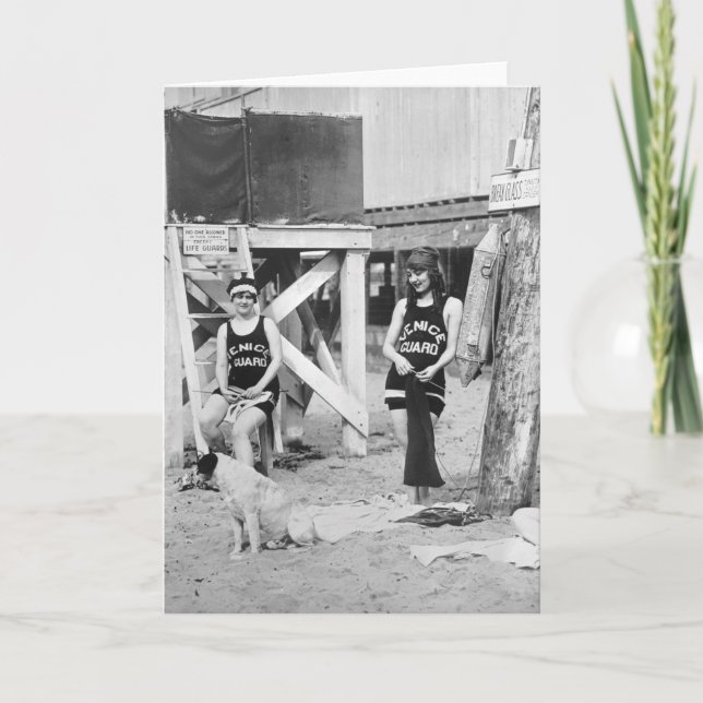 Cartão Roubando Vênice, Guardas de Proteção, início dos a (Frente)