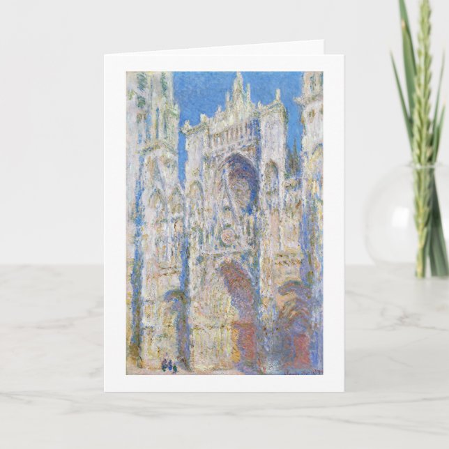 Cartão Rouen Cathedral (Sunlight), Monet (Frente)