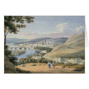 Cartão Rouen de Mont Sainte-Catherine (w/c no papel)