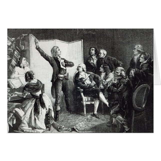 Cartão Rouget de L'Isle (Frente Horizontal)