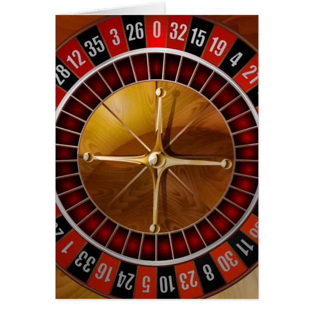 Cartão Roulette Wheel (Frente)