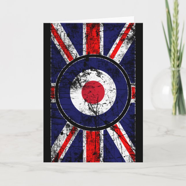 Cartão Roundel Target Mods UK Target Union Jack (Frente)