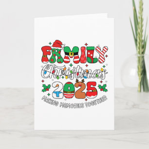 Cartão Roupa Combinando Natal Família 2025 Esquadrão do N