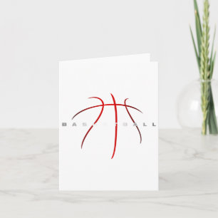 Cartão Roupa de basquete - Arte de Basketbal