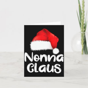 Cartão Roupa de Natal da Nonna Claus Família Combinando C