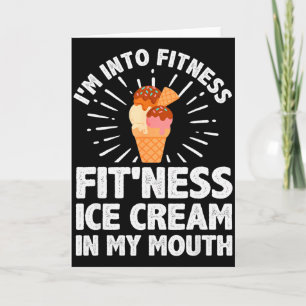 Cartão Roupa de Sorvete Legal Para Homens Mulheres Sorvet