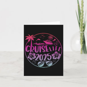 Cartão Roupa de Viagem do Cruise Life 2025 Boat Trip Amig