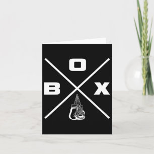 Cartão Roupa in a box - Boxer Boxing