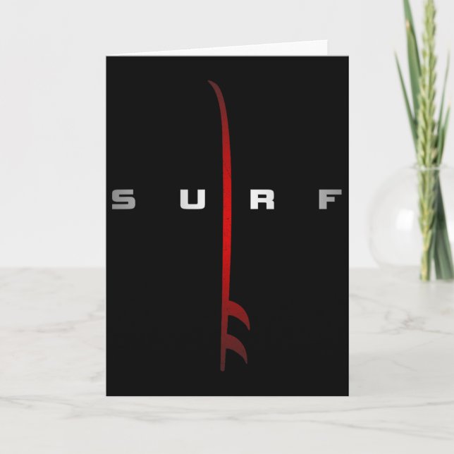 Cartão Roupas de Surf - Surfer Surf  (Frente)