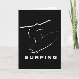 Cartão Roupas de Surf Surfer - Surfe