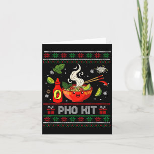 Cartão Roupas Pho Kit Ugly Xmas Pijamas Combinando Famíli