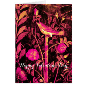 Cartão ROUXINOL COM dia dos namorados dos ROSAS