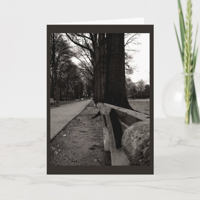 Cartão Row of Trees (Frente)