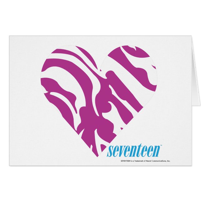 Cartão Roxo 2 da zebra (Frente Horizontal)