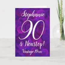 Roxo 90 Elegante e personalizado sem interrupção