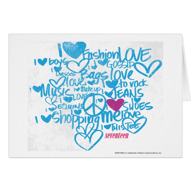 Cartão Roxo/Aqua dos grafites (Frente Horizontal)