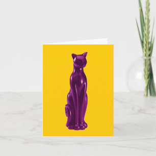 Cartão ~ Roxo Cat / Convites