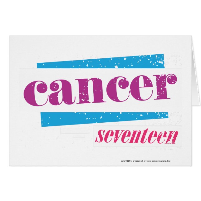 Cartão Roxo do cancer (Frente Horizontal)