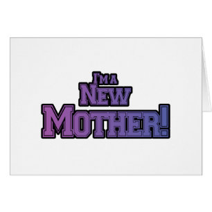 Cartão Roxo eu sou camiseta novo e presentes de uma mãe