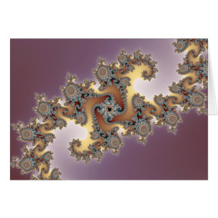 Cartão Roxo - Fractal