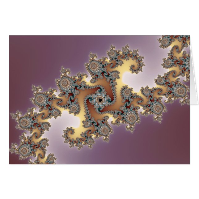 Cartão Roxo - Fractal (Frente Horizontal)