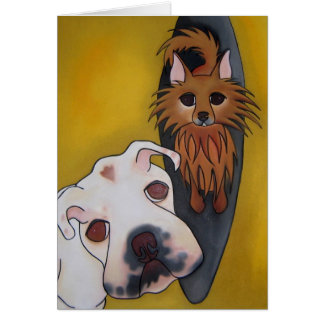 Cartão Roxy & irlandês por Robyn Feeley