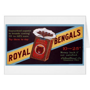 Cartão Royal Bengals