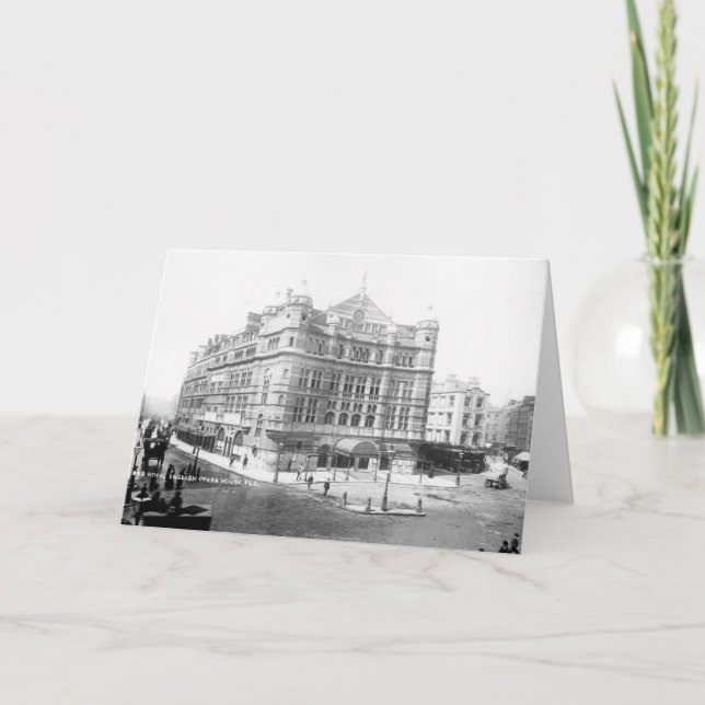 Cartão Royal English Opera House, 1891 (Frente)