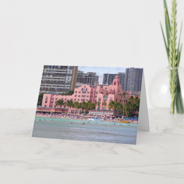 Cartão Royal Hawaiian Hotel (Frente)