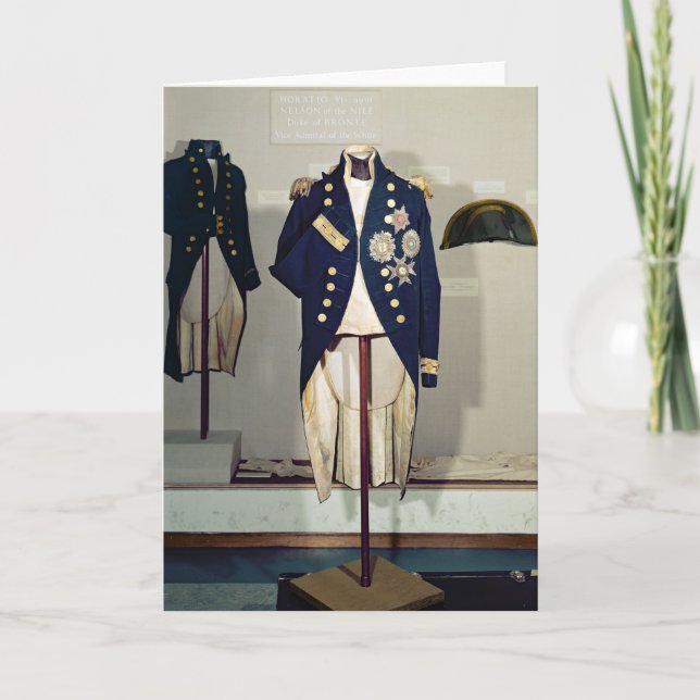 Cartão Royal Naval uniform worn (Frente)