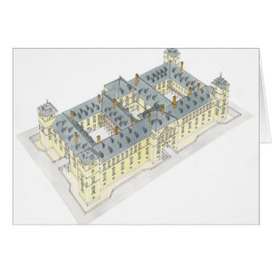 Cartão Royal Palace do EL Pardo. Espanha de Madrid