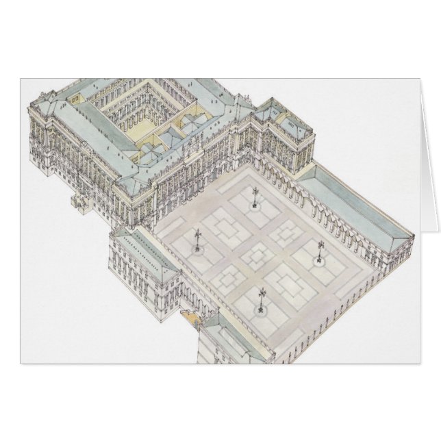 Cartão Royal Palace. Espanha de Madrid (Frente Horizontal)