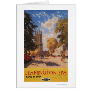 Cartão Royal Spa, Street View British Railways Poster