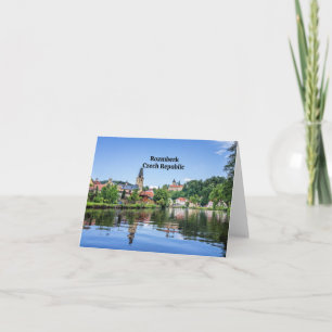 Cartão Rozmberk, República Checa,