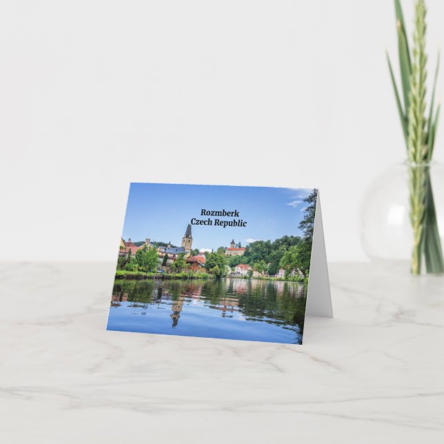 Cartão Rozmberk, República Checa, (Frente)