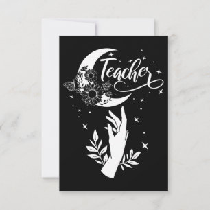 Cartão RSVP 2 - Camisa De Professora Inspiradora, Professora M