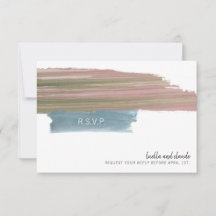 Abstrato Brushstrokes Wedding